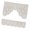 butterfly shadow flo, variant on 2 Pack Lace Sheer Curtains Half Privacy Window Scarf Elegant Light Filtering Polyester Home Decoration