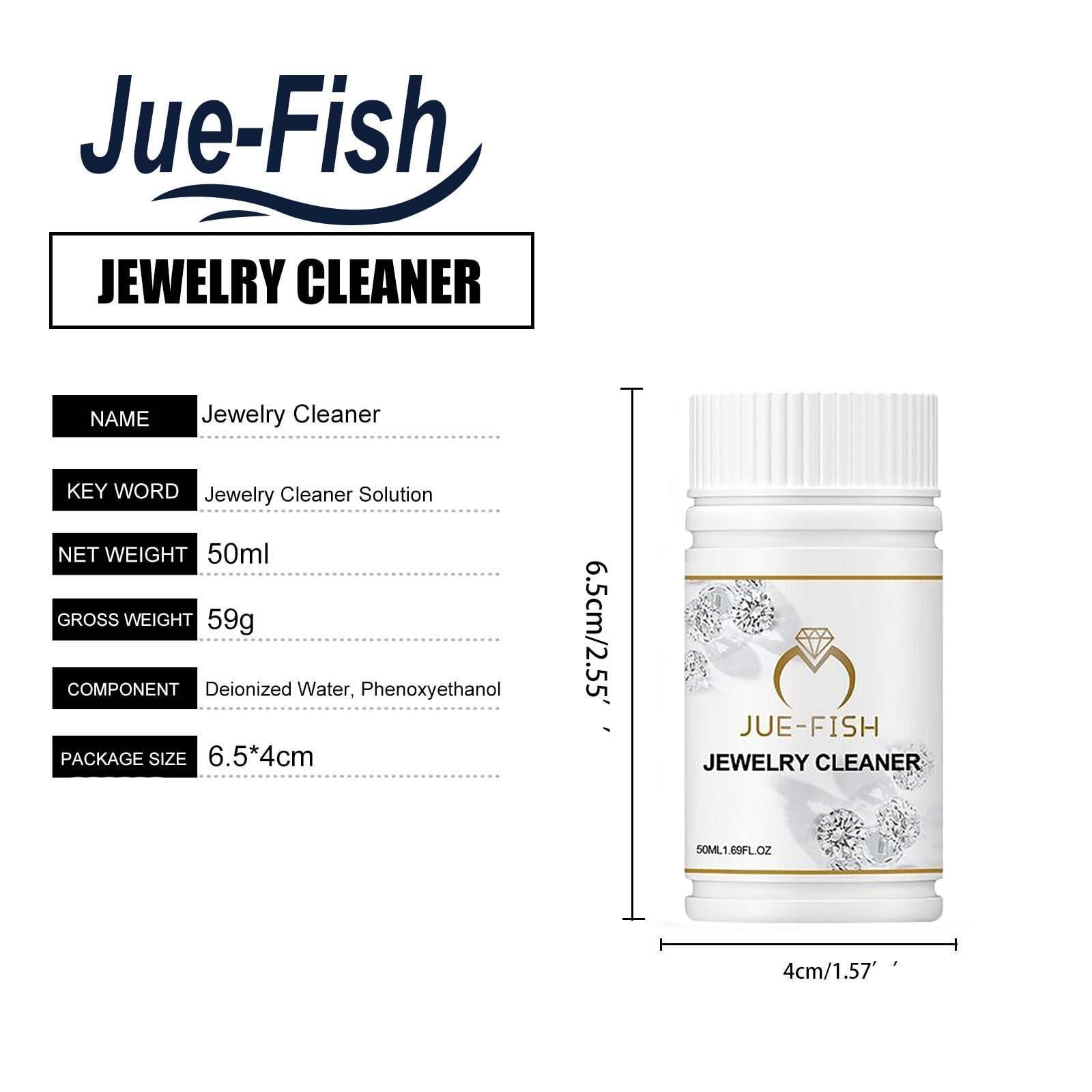 Cadorn 50ml Jewelry Cleaning Agent - Metal Cleaning Solution for Diamond Necklaces, Rust & Ash Removal