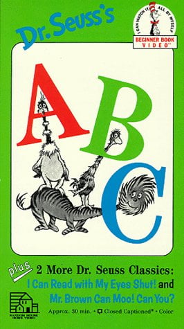 Dr Seuss S Abc Vhs By Rated Nr Ship From Us Walmart Com