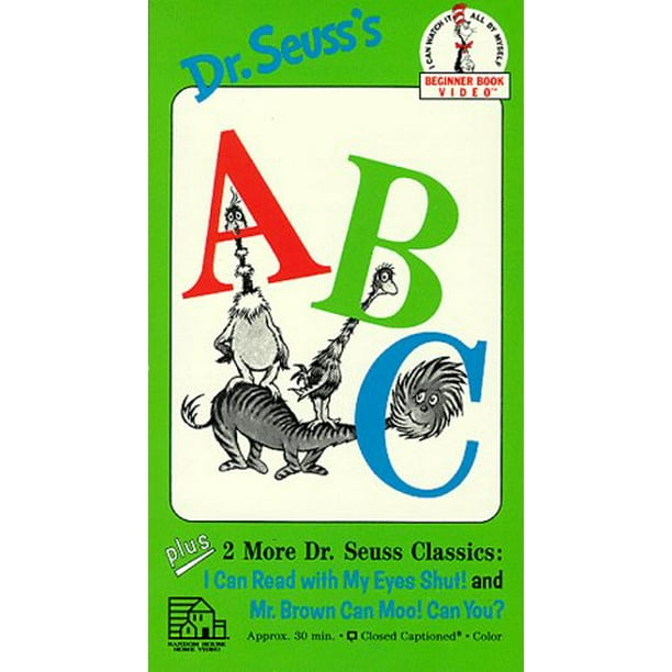 Dr Seuss S Abc Vhs By Rated Nr Ship From Us Walmart Com