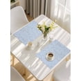 thumbnail image 5 of Blue Branches Placemats Set of 6, Vintage Art Farmhouse Placemats for Dining Table, Place Mats for Kitchen Tabletop, Waterproof Wipeable Dining Table Mats Set, 5 of 9
