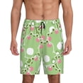thumbnail image 1 of Balery Cute Frog2 Pantalones cortos de pijama de punto de algodón para hombre con cinturilla y bolsillos-4X-Large, 1 of 6