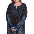 thumbnail image 4 of White Mark Women's Plus Size Phebe Embroidered Sweater Dress, 4 of 4