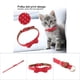 thumbnail image 5 of Pajarita Ajustable Roja Negra Para Perro Y Gato, Collar Para Gato, Perro Cómodo Para Gato, 5 of 7
