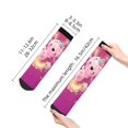 thumbnail image 4 of Fuzoiu Cute Pink Axolotl A Print Adult Socks, Crew Moisture-wicking Socks, Unisex Cushion Crew Socks,Casual Sports Ankle Socks, 4 of 7