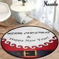thumbnail image 5 of Merry Christmas Anti Fatigue Round Area Rug Funny Santa Claus Non Slip Absorbent Comfort Round Rug Floor Carpet for Entryway Living Room Bedroom Sofa Home Decor, 3' in Diameter, 5 of 7