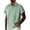 #02 Green 【Mix & Match: Stock Up on Your Favorite Colors】, variant on Men's Casual Button Down Shirt Cotton, Knit Short Sleeve Shirt Turndown Collar Solid, Breathable Casual Daily Office Business Vacations | Zenithor,Green S