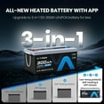 thumbnail image 3 of VATRER POWER 12V 300AH Power Battery with Self-Heating, Supports Low Temp Charging(-4°F), 5000+ Cycles, Built-in 200A BMS for RV and Off-Grid, 3 of 8