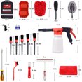 thumbnail image 6 of YILAIRIOU Car Wash Kit Car Wash Cleaning Kit with Car Wash Foam Gun Microfiber Sponge and Towels Tire Brush Built, Car Foam Gun, Car Cleaning Tool, 6 of 6