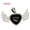Obsidian, variant on Natural Angel Wing Heart Crystal Pendant Stone Quartz Jewelry Healing Reiki Gift