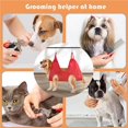 thumbnail image 2 of Tholdsy Hamaca para perros y gatos Hamaca para cortar uñas de mascotas Hamaca para el cuidado de gatos y perros pequeños y medianos Hamaca Electrónica No.2, 2 of 6