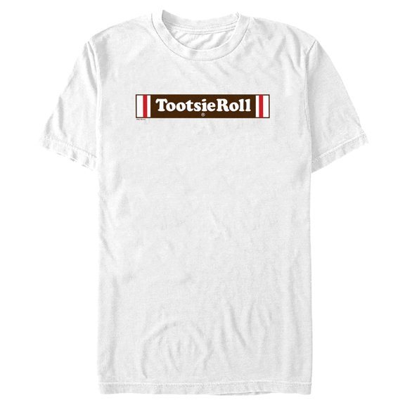 Boy's Tootsie Roll Classic Candy Graphic Tee White Medium