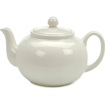 Stoneware Teapot White CHAI W