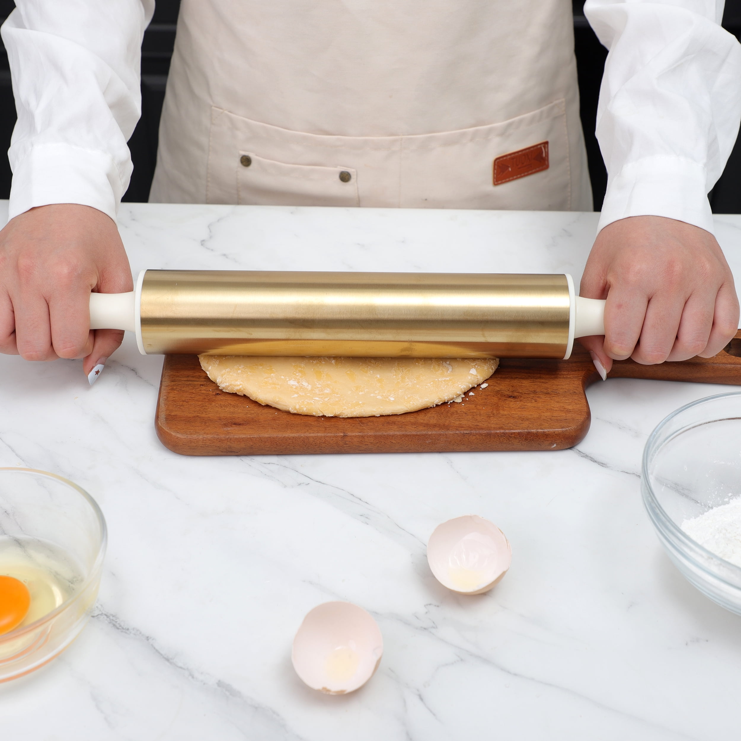 Cook with Color Rolling Pin – Comfortable Grip for Effortless Baking