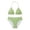 Green, variant on Gunia Girls Swimsuit 2 Piece Solid Color Bikini Teen Swimwear Water Activities Bathing Suit Swimsuits For Teen Girls 12-16 Years