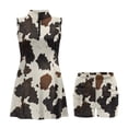 thumbnail image 3 of Yuyamidu Cow Print Golf Dress for Women Size L Comfort Tennis Dress for Women Breathable Workout Active Athletic Dresses with Shorts Pockets Workout Golf Dresses, 3 of 7