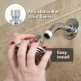 thumbnail image 2 of Danco 5-Spray Water-Saving Shower Head in Brushed Nickel (12019), 2 of 6
