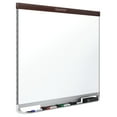 thumbnail image 2 of Quartet® Prestige™ 2 DuraMax® Porcelain Magnetic Dry-Erase Whiteboard, 96" x 48", Wood Frame With Mahogany Finish, 2 of 7