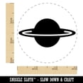 thumbnail image 2 of Saturn Planet Symbol Rubber Stamp for Scrapbooking Crafting Stamping - Small 3/4 Inch, 2 of 7