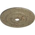 thumbnail image 3 of 29 1/2"OD x 3 5/8"ID x 1 5/8"P Sunflower Ceiling Medallion (Fits Canopies up to 5 5/8"), Hand-Painted Gobi Desert Crackle, 3 of 5