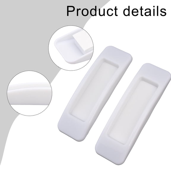 Sleek Design Sliding Door Handles 2 Piece Set Suitable for All Smooth Surfaces Including Glass and Wood Panels