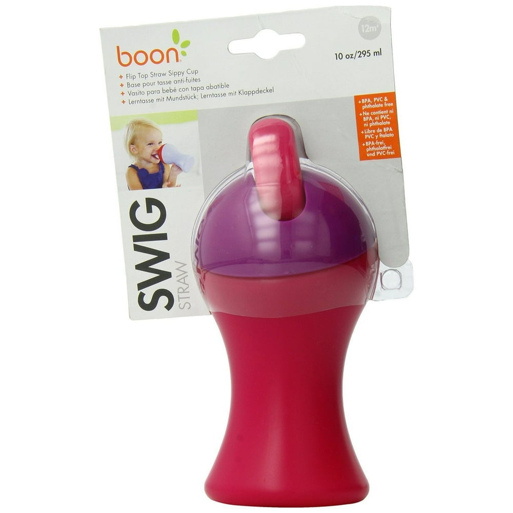 Boon Swig Tall Flip Top Straw Sippy Cup