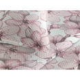 thumbnail image 3 of Ambesonne Asian Springtime Quilted Bedspread Set 3 Pcs, Art Cherry Blossom, King, Blush Eggplant White, 3 of 4