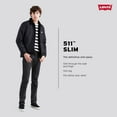 thumbnail image 2 of Levi's Men's Throttle Dark Wash Modern Stretch Slim Fit Jeans - 04511-1163 36W x 36L  US, 2 of 4