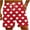 Red, variant on Lovskoo 2024 Men's Hawaiian Summer Beach Shorts Drawstring Valentine's Day Heart Print Casual Shorts Pant Red