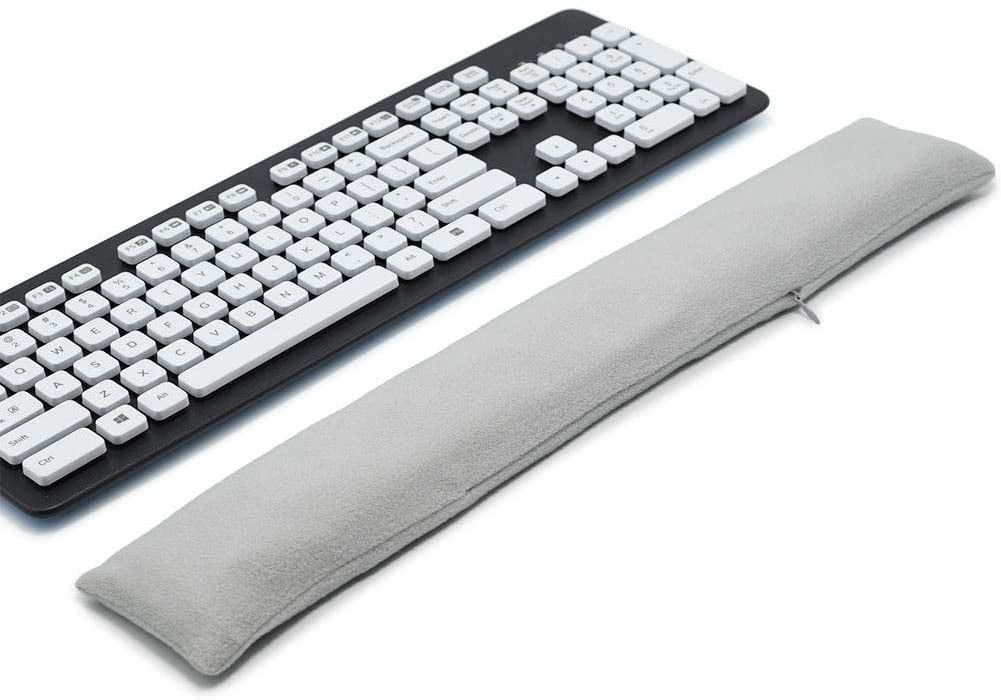 Keyboard Wrist Rest Pad, Washable Keyboard Mouse Wrist Support Pad Bean