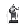 thumbnail image 3 of Seyotauo Resin Soldier Figurine Ornament Vintage Silver Statue Decor for Home Office Desk Shelf Living Room Bedroom Hotel Decorations,Small Knick Knacks for Home Decor Shelve, 3 of 6