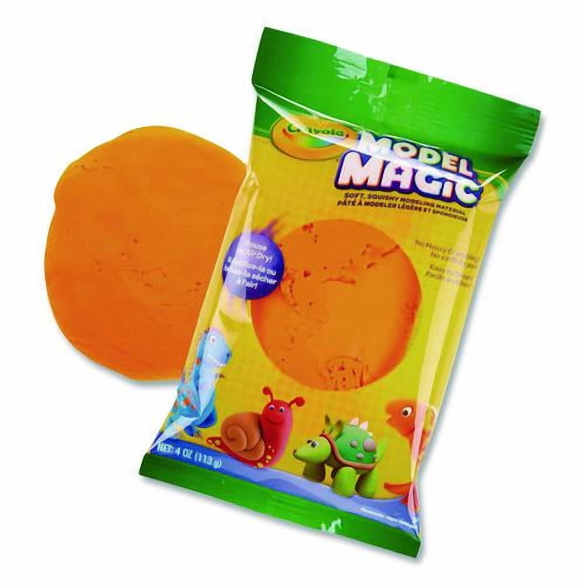 Model Magic Modeling Compound, Orange, 4 oz Pack | Bundle of 10