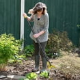 thumbnail image 5 of Garden Hoe Tool TeqHome Heavy Duty Scuffle Garden Hula Hoes for Weeding Gardening Long Handle Adjustable Weeding Loop Stirrup Hoe 30-46 Inch, 5 of 12