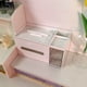 thumbnail image 2 of Cesta de pañuelos, caja de almacenamiento de cosméticos, organizador de maquillaje de mesa, caja de pañuelos de mesa, claridad notable, 2 of 5