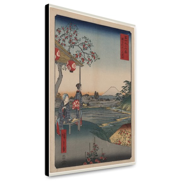 Canvas Print: Zoushigaya Fujimi Chaya, 1858