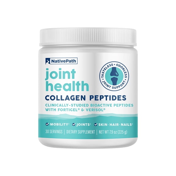 NativePath Joint Health Collagen Powder, FORTIGEL & VERISOL, 30 Servings