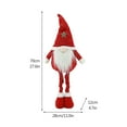 thumbnail image 2 of Yuedong Faceless doll Christmas dwarf decoration, Christmas decoration plush long hat forest man statue, used for window decoration, Christmas gifts and home decoration, 2 of 13