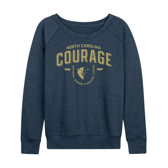 NWSL - North Carolina Courage Indsutrial - Women's French Terry Long Sleeve T-shirt