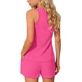 thumbnail image 6 of Hellosay Swimsuit with Shorts for Girls 2 Piece Tankini Ruched Swimwear with Pockets Vacation Bathing Suit Size 5-15, 6 of 7