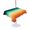 Yellow Black, variant on Outdoor Tablecloth with Umbrella Hole for Patio/Picnic/Party/Camping, Teal Burnt Orange Ombre Waterproof Table Cloth Round Cover Washable, Modern Gradient Abstract Art (Dia 60")