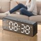 thumbnail image 1 of Puntoco-Mini reloj despertador con Audio Bluetooth, espejo de Audio, Subwoofer, alarma de casa para estudiantes, estéreo de escritorio enchufable, 1 of 9