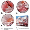 thumbnail image 3 of Designart "Pink Daisies I" Floral Metal Wall Décor Set, 3 of 5