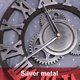 thumbnail image 5 of EeaseMX Reloj de pared con mecanismo industrial, decorativo, estilo industrial (30 cm, plateado, sin batería), 5 of 7