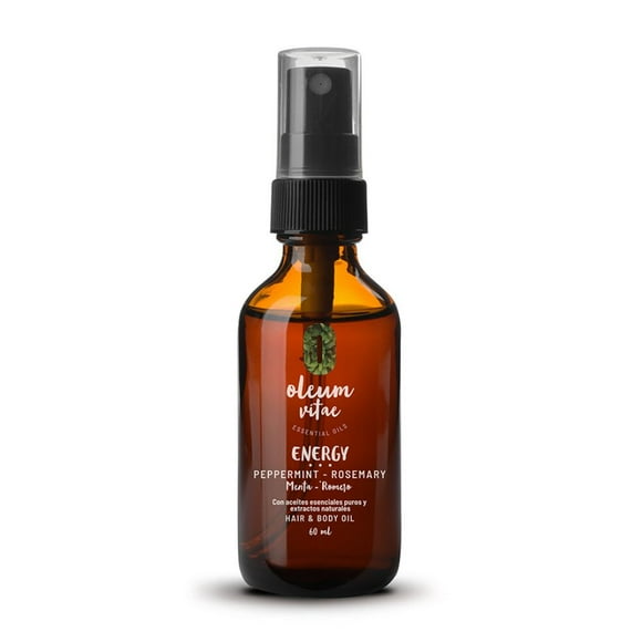Aceite Para Cabello y Cuerpo Con Aceite Esencial De Menta