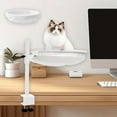 thumbnail image 6 of oshhni Cat Bed for Desk Removable Pets Nest Bed for Kitten Indoor Cats Gaming Tables white, 6 of 9