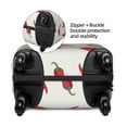 thumbnail image 4 of Daiia Chili Luggage Cover, Thickened Washable Travel Luggage Covers, Elastic Unique Baggage Covers for 18-20 inch Luggage-Medium, 4 of 9