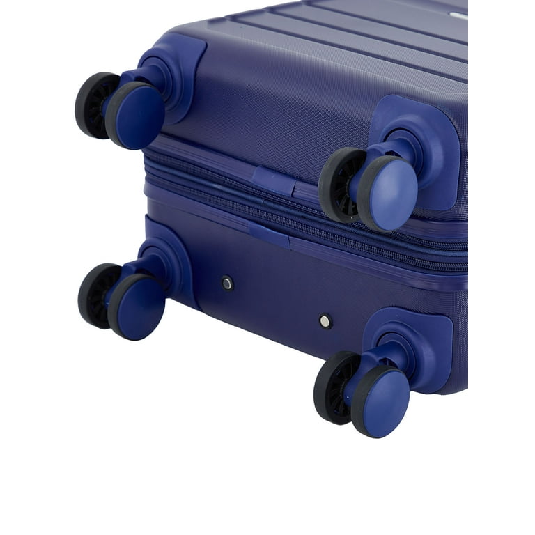 French Connection 22in Expandable Rolling Carry-On, Blue photo 8