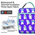 thumbnail image 2 of Bear Insulated Lunch Bag Box Women Reusable Lunch Bag with Water Bottle Holder Lunchbox Picnic Camping, 2 of 6
