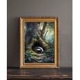 thumbnail image 3 of Badger Cottagecore Poster Dark Academia Art Cottagecore Decor Antique Animal Illustration Woodland Badger Poster Rustic Vintage Wall Art, 3 of 3