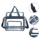 thumbnail image 4 of Viaje Transparentes, Bolsa De Almacenamiento De Cosméticos, Impermeable, Transparente, De Cuerpo Cruzado, Organizador De Artículos De Tocador De Mano Con Correa Ajustable N.° 2 Advancent HA046257-02, 4 of 6